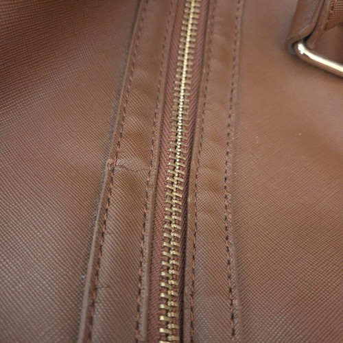 Mario Valentino Brown Weekend Duffle Travel Bag used