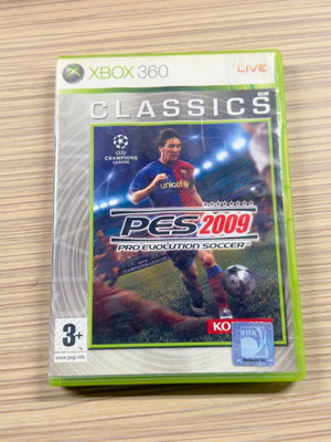 PES 2009 Xbox 360 used with case and manual