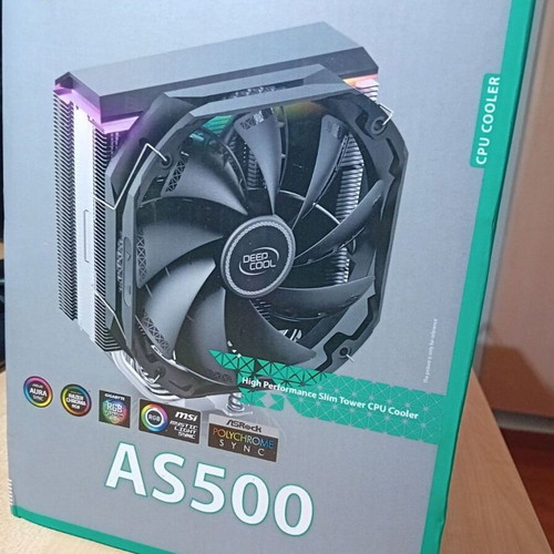 DeepCool AS500 CPU Cooler new, quiet and reliable cooling
