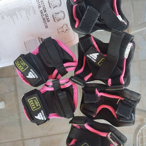 Rollerblade skate gear protective pads for kids
