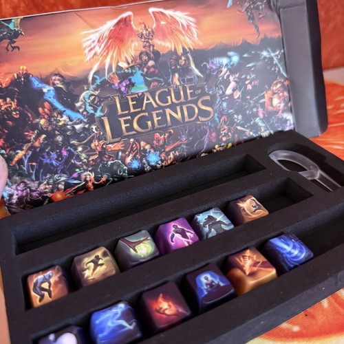 Keycaps League of Legends συλλεκτικό σετ σαν καινούργιο