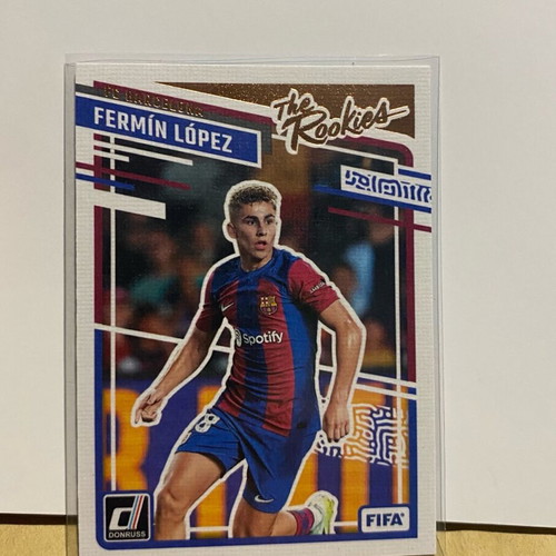 Fermin Lopez 2023-24 Panini Donruss The Rookies FC Barcelona card new