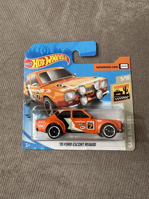 Hot Wheels '70 Ford Escort RS1600 mainline orange