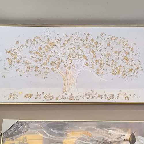 Painting on canvas with frame 62x122 cm Zen Collection new