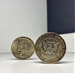  Κενεντι δολοφονία νόμισμα αναμνηστικό 1964 μισοδολλαρο