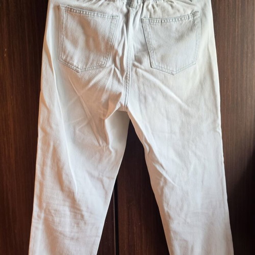 Pin Up white high waist jeans size M like new