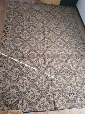 Hemp rug new, 50/50 hemp and cotton, 210x300 cm