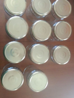 Glass jars pack, unused