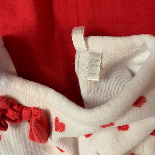 Velvet full-body rompers used, pack of 2 for 2-year-old girl