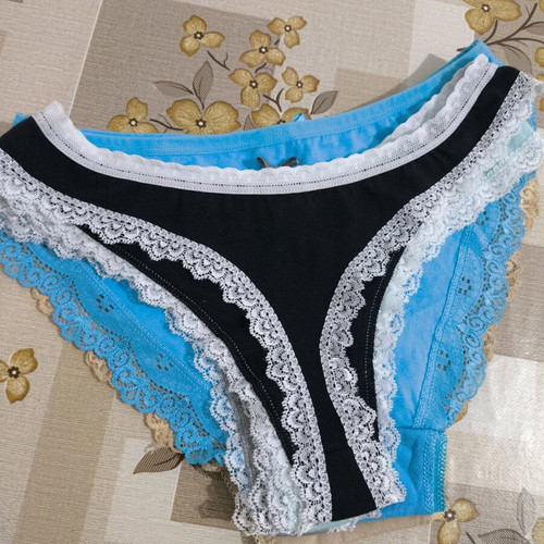 Set of 5 new cotton-rich underwear for S/heavy M size