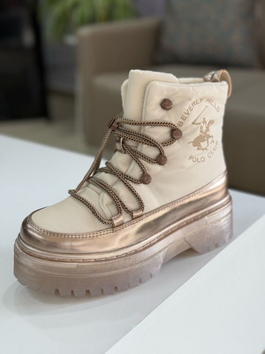 Beverly Hills Polo Club boots new, size 37, beige