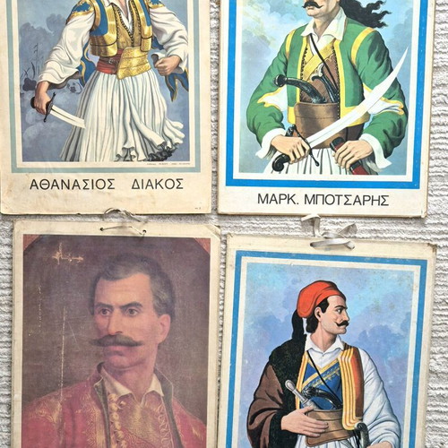 School posters used with national heroes, pack of 24