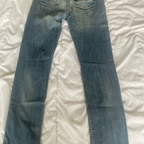 Sisley jeans like new with rips size 28