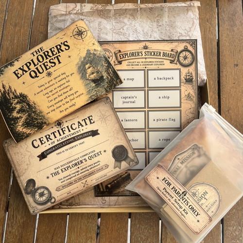 The Explorer’s Quest Educational Treasure Hunt Game for Ages 8-13