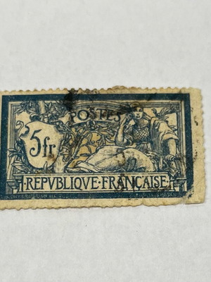 Allegory of Freedom and Peace 1900 Stamp like new