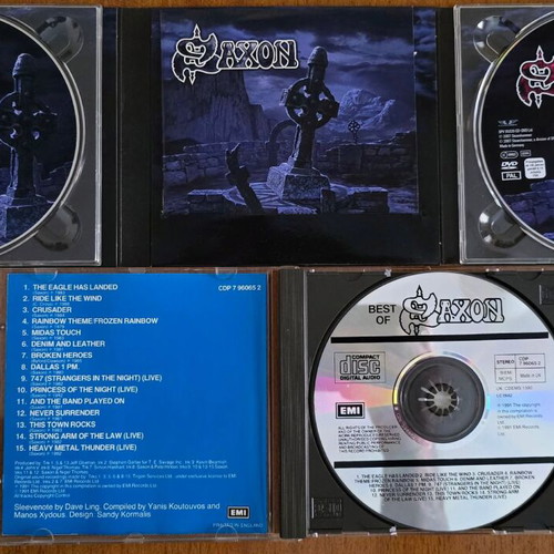 Saxon CD pack The Inner Sanctum Limited Edition and Best Of, like new