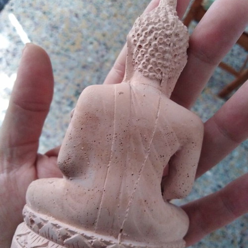 Plaster Buddha decorative figurine