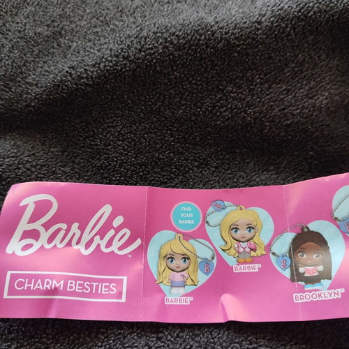 Barbie Charm Besties closed ball new with figure keychains