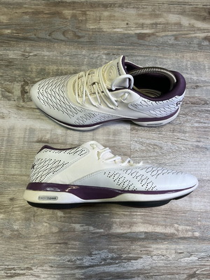 Reebok EasyTone Trend II women's fitness sneakers used, size 38, white purple