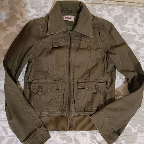 Jacket Only used, olive color, size L