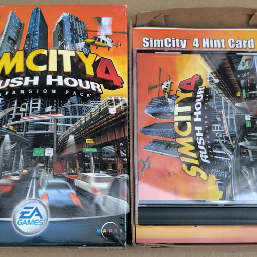 SimCity 4 Rush Hour Expansion Pack PC like new