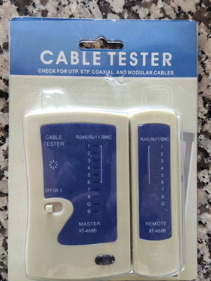 Ελεγκτης καλωδίων δικτύου LAN Cable Tester XT-468 καινούργιο