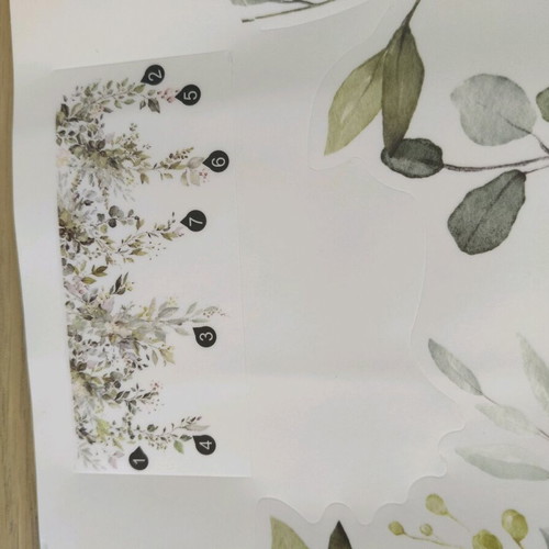 Wall stickers leaves new, complete set