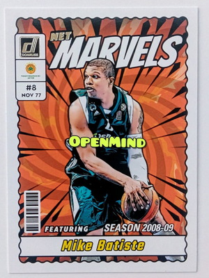Mike Batiste Net Marvels #24 Panathinaikos Donruss Euroleague 2023-24 card new