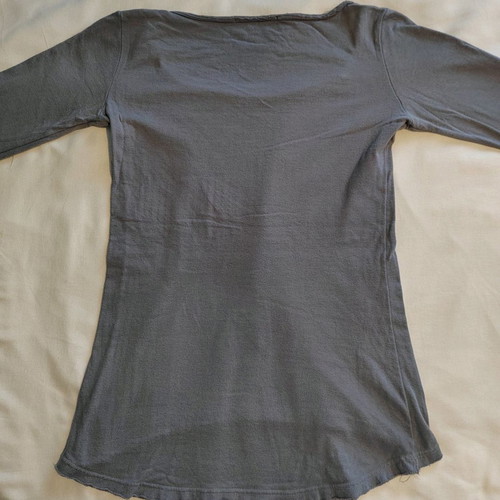 EVA long-sleeve blouse like new, gray, size S