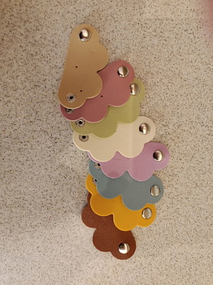 Cable organizers new, set of 8, assorted colors
