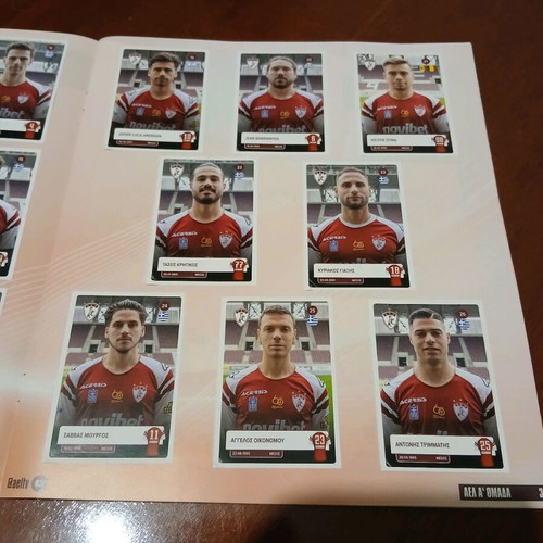 AEL Sticker Album 2024-2025 complete like new with 125 stickers