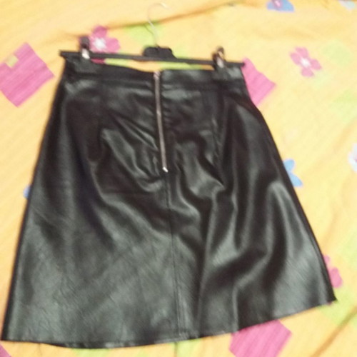 Leatherette skirt size M new