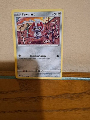Pokemon Card Pawniard like new