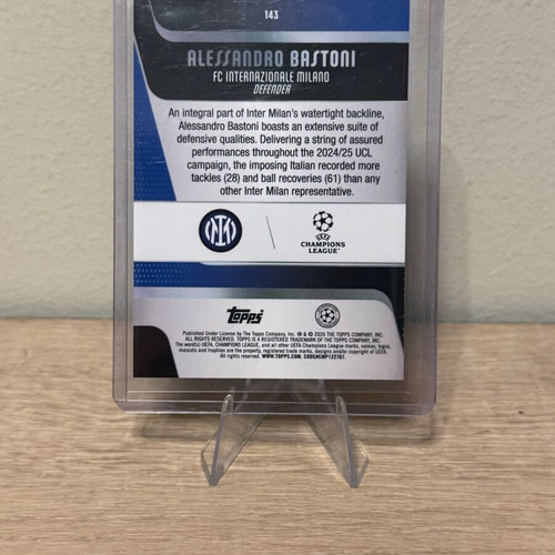Topps UCC Flagship 2026 Alessandro Bastoni Inter silver wave new