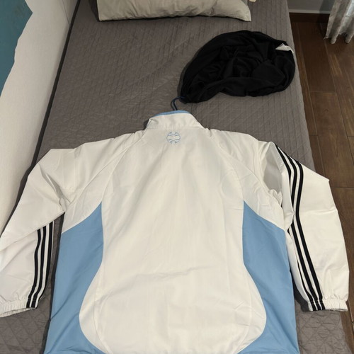 Adidas Argentina National Team Track Jacket White Sky Blue Retro 2006
