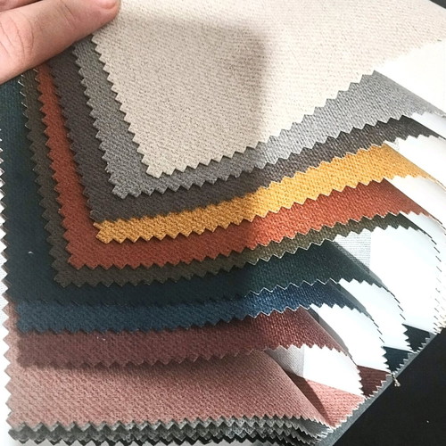 Premium waterproof fabric sample palette in muted shades, new