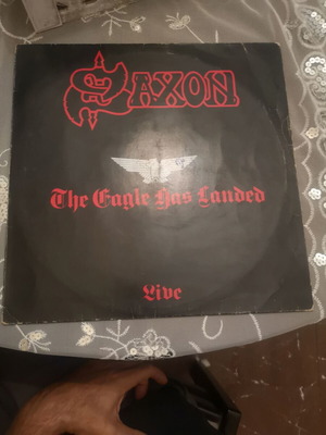 Saxon The Eagle Has Landed βινύλιο μεταχειρισμένο, metal