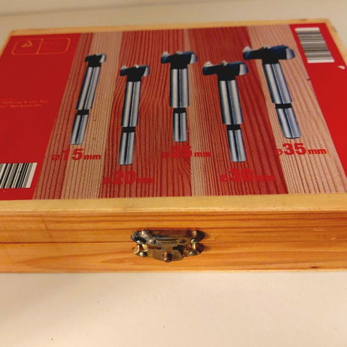 Forstner wood drill bit set Parkside 5 pieces new