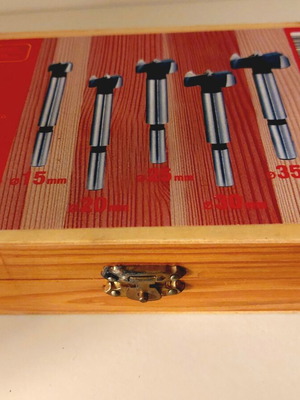 Forstner wood drill bit set Parkside 5 pieces new