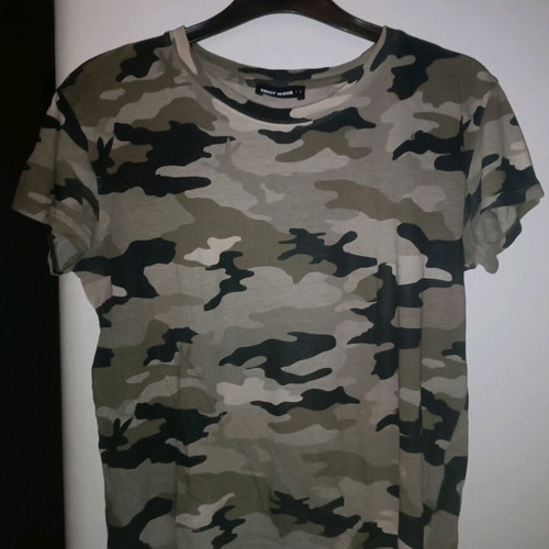 Military blouse cotton like new, size S, black and green