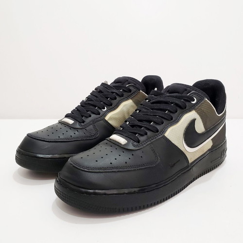Nike Air Force 1 React sneakers used, size 41.5-42, black and green