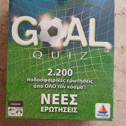 Goal QUIZ board game like new with football quizzes