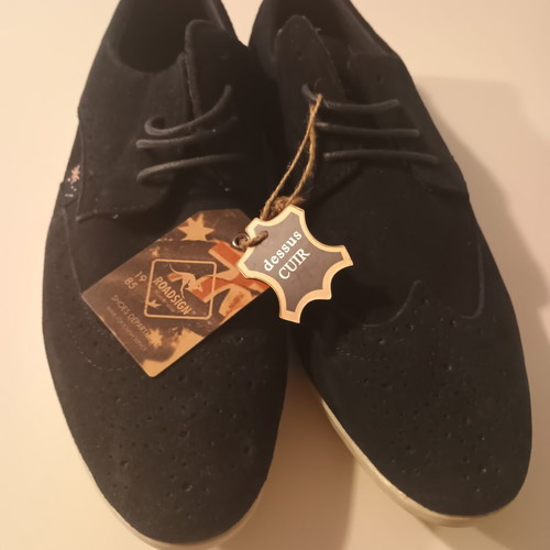 Roadsign men's shoes size 46 new dark blue moccasins