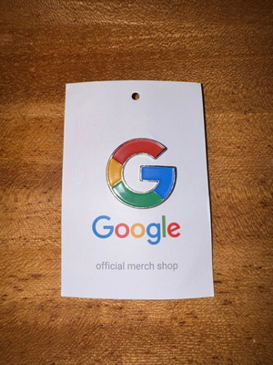Google pin new authentic