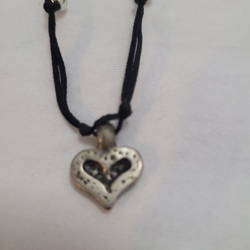 Handmade reversible heart necklace for women and children