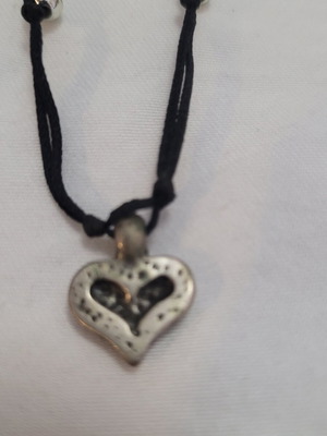 Handmade reversible heart necklace for women and children