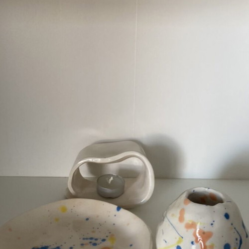 3 handmade ceramics new, offer pack