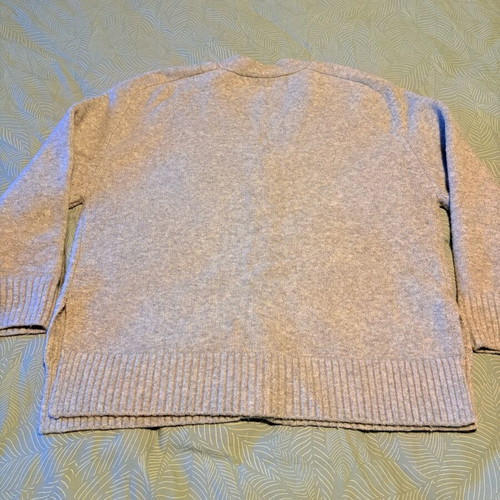Zara cardigan used, warm, grey, loose fit, size S