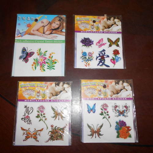 Stickers used, pack of 15 small packages