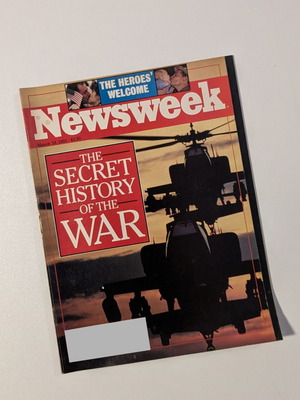 Περιοδικό Newsweek 18 Μαρτίου 1991, The Secret History of the War